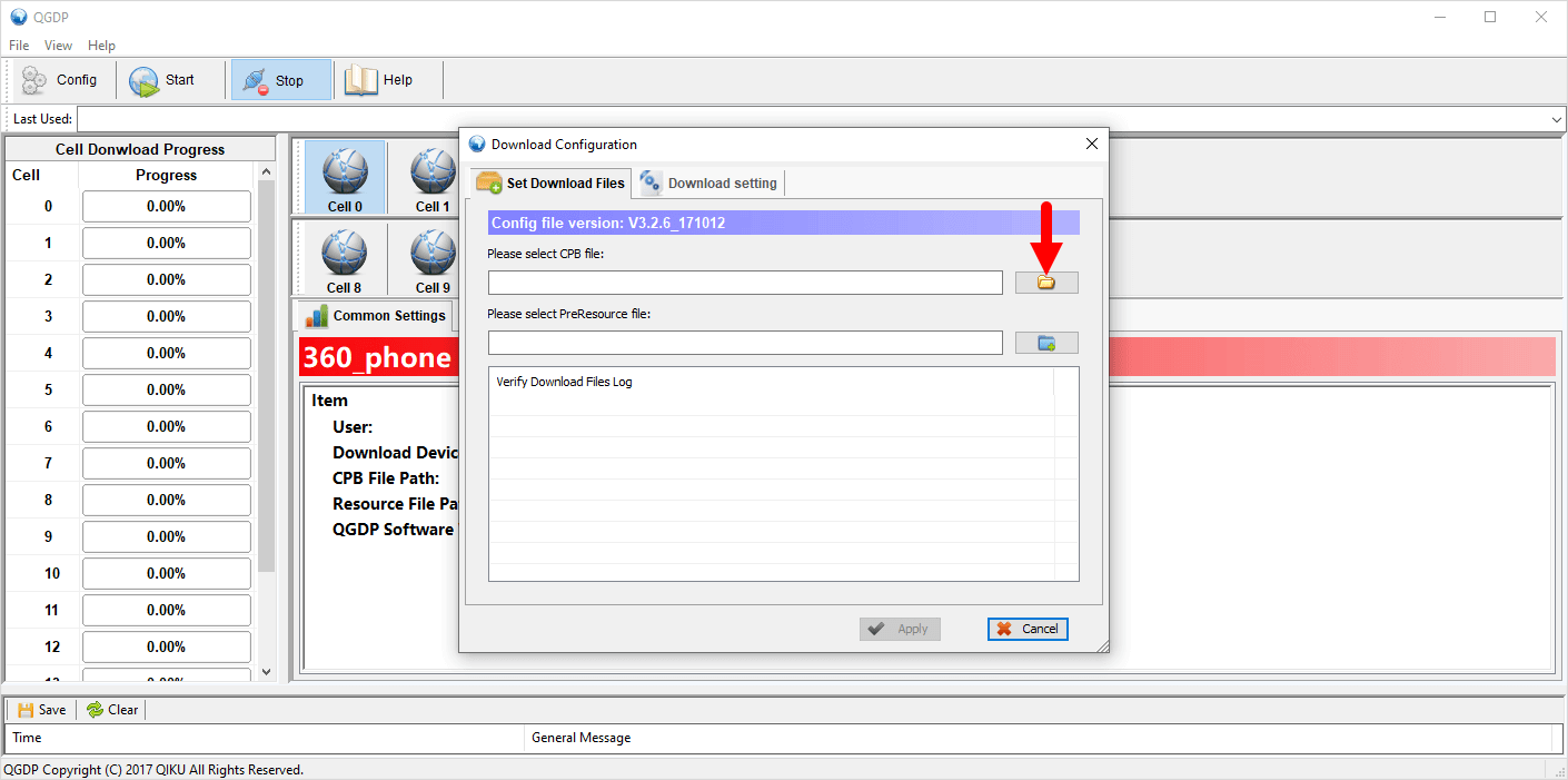 QGDP Tool Add Firmware